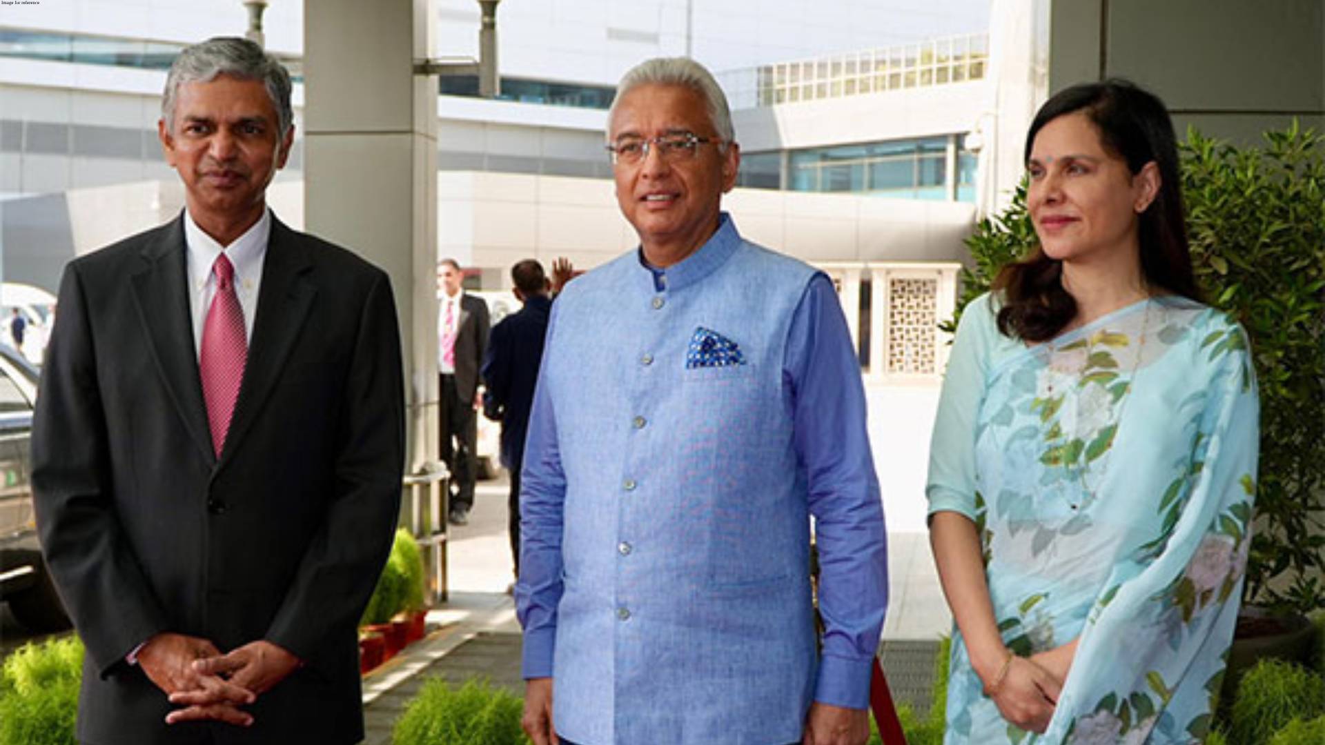 Mauritius PM Jugnauth arrives to attend PM Modi's swearing-in ceremony